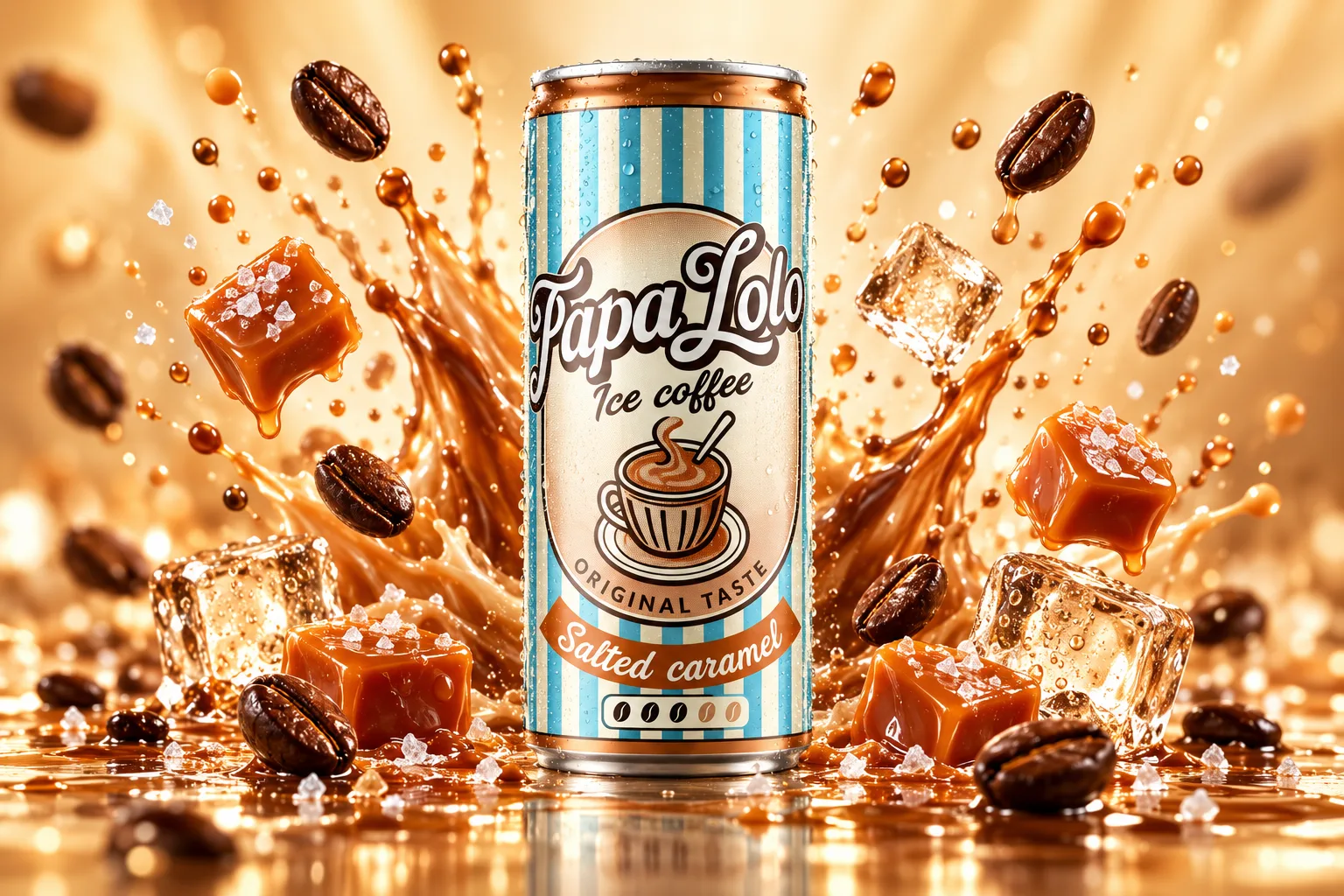 Papa Lolo Iced Coffee Słony Karmel
